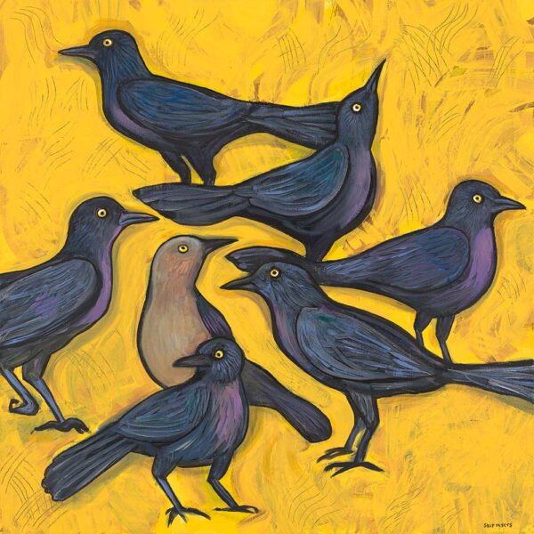 The Grackles Are Watching-Print